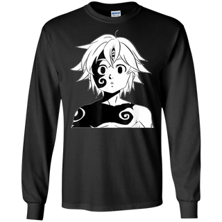 Seven Deadly Sins Nanatsu No Taizai Meliodas Dragon Shirt G240 Gildan LS Ultra Cotton T-Shirt