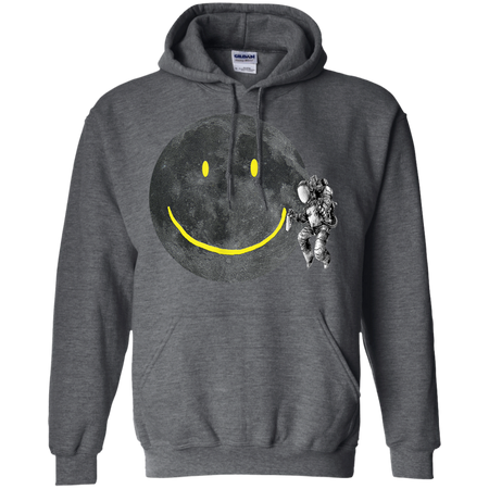 Astronaut Make A Smile On The Moon Shirt G185 Gildan Pullover Hoodie 8 oz