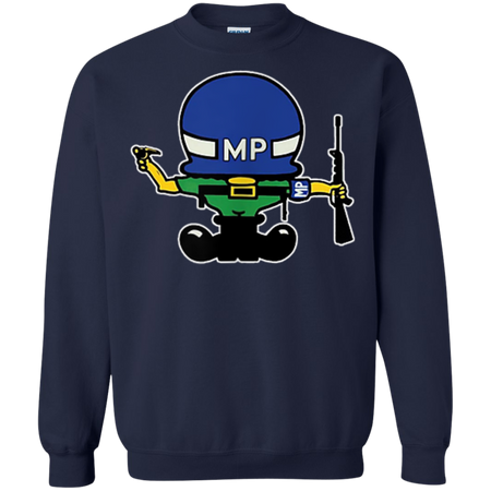Shorty mascot Military Police Shirt G180 Gildan Crewneck Pullover Sweatshirt 8 oz