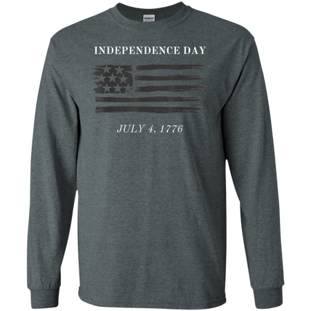 Independence Day Shirt G240 Gildan LS Ultra Cotton T Shirt