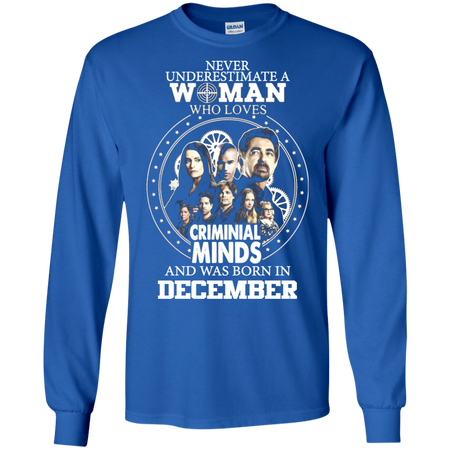 A Woman Who Loves Criminal Minds And was Born in December T shirt