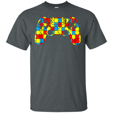Autism Awareness Tee Video Game Controller Shirt G200 Gildan Ultra Cotton T-Shirt