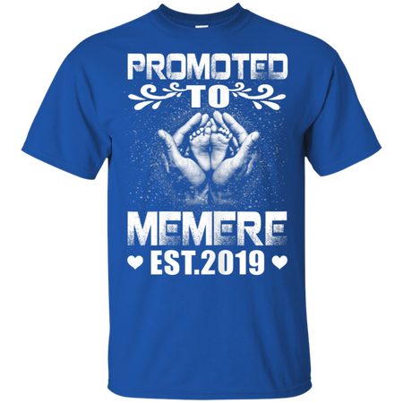 Womens Promoted To Memere Est 2019 Mothers Day New Memere Shirt G200 Gildan Ultra Cotton T-Shirt