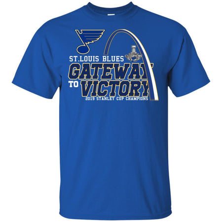 Gate Way To Victory St. Louis Blues 2019 Stanley Cup Champions T-Shirt VA06