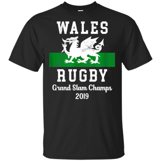 Wales Rugby Wales Shirt - Grand Slam Champs Shirt G200 Gildan Ultra Cotton T-Shirt