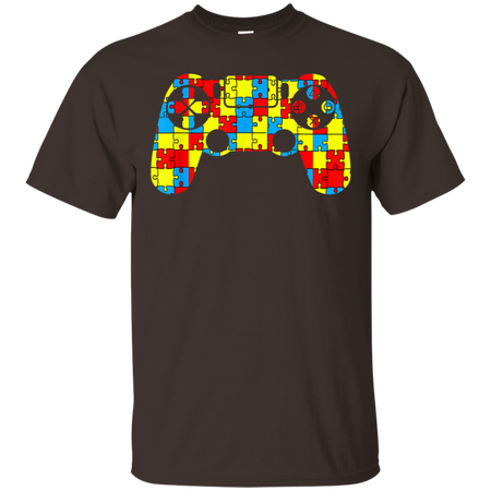 Autism Awareness Tee Video Game Controller Shirt G200 Gildan Ultra Cotton T-Shirt