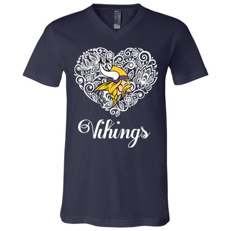 Minnesota Vikings Lace Heart Shirts