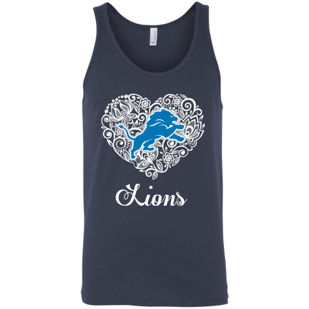 Detroit Lions Lace Heart Shirts