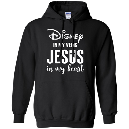 Disney in my veins jesus in my heart T shirt
