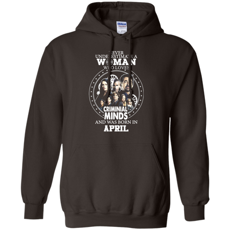 A Woman Who Loves Criminal Minds And was Born in April T shirt