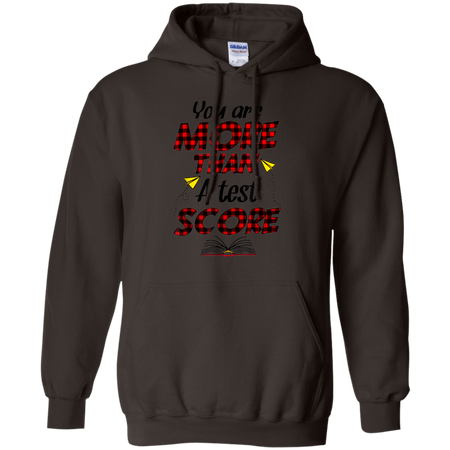 You Are More Than A Test Score Gift Teacher s Day Shirt G185 Gildan Pullover Hoodie 8 oz