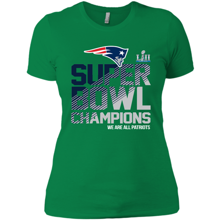 NFL New England Patriots Charcoal Super Bowl LII Champions T shirt