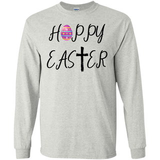 Hoppy Easter Shirt G240 Gildan LS Ultra Cotton T Shirt