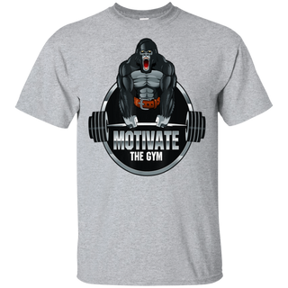 Motivate The Gym Gorilla Deadlift Strength Workout Shirt G200 Gildan Ultra Cotton T Shirt