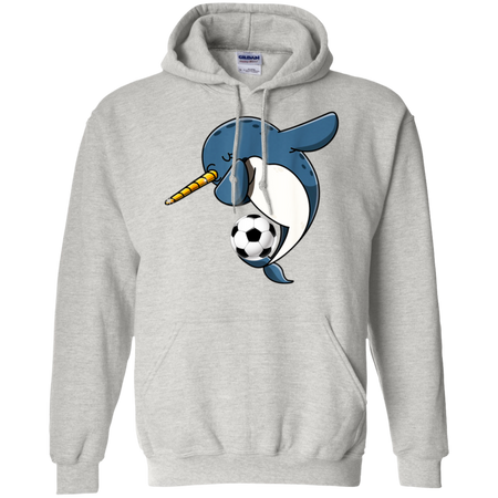 Dabbing Narwhal Soccer Soccer Narwhal Shirt G185 Gildan Pullover Hoodie 8 oz