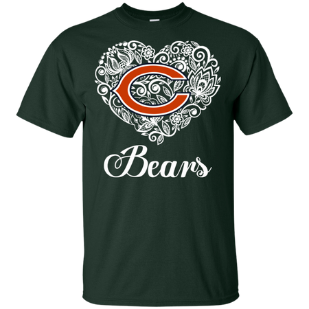 Chicago Bears Lace Heart Shirts