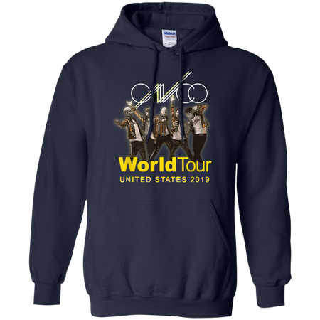 Start World Tour CNCO Vintage Perfect 2019 Shirt G185 Gildan Pullover Hoodie 8 oz