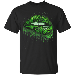 Weed Got High Lips T Shirt