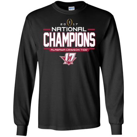 Alabama Crimson Tide Heather College Football Playoff 2017 National Champions Schedule T shirt