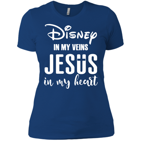 Disney in my veins jesus in my heart T shirt