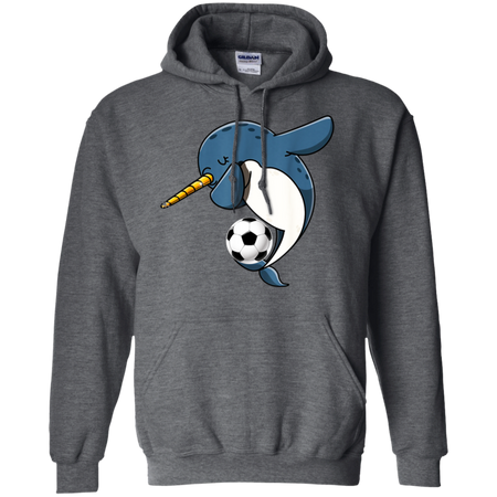 Dabbing Narwhal Soccer Soccer Narwhal Shirt G185 Gildan Pullover Hoodie 8 oz