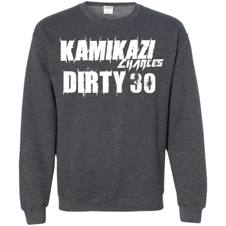 Dirty 30 Shirt G180 Gildan Crewneck Pullover Sweatshirt  8 oz.