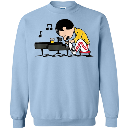 Funny Mercury Playing Piano Shirt G180 Gildan Crewneck Pullover Sweatshirt  8 oz.