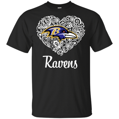 Baltimore Ravens Lace Heart Shirts