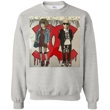 Classic Lagerfeld Pop Art Shirt G180 Gildan Crewneck Pullover Sweatshirt  8 oz.