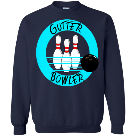 Funny Bowling Shirt G180 Gildan Crewneck Pullover Sweatshirt 8 oz