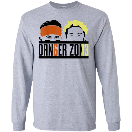 Danger Zone Mayfield Browns Football Shirt G240 Gildan LS Ultra Cotton T-Shirt