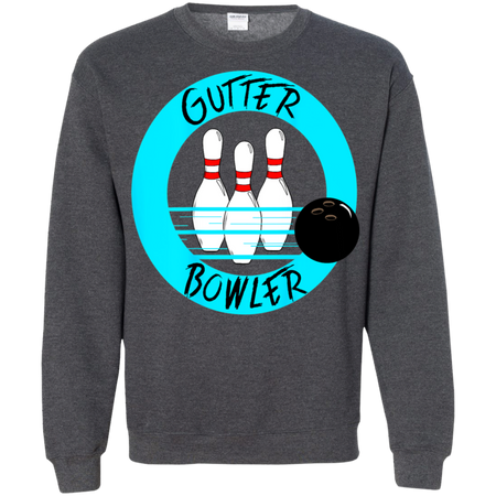 Funny Bowling Shirt G180 Gildan Crewneck Pullover Sweatshirt  8 oz.