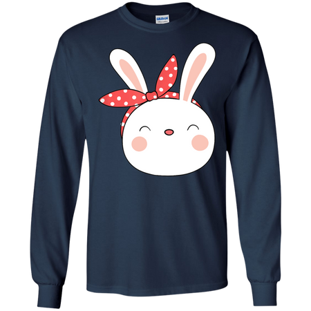 Happy Easter Bunny Shirt G240 Gildan LS Ultra Cotton T Shirt