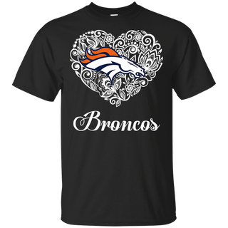 Denver Broncos Lace Heart Shirts