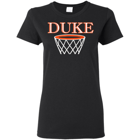 Kids Basketball Apparel  Custom Name Duke Shirt G500L Gildan Ladies' 5.3 oz. T-Shirt