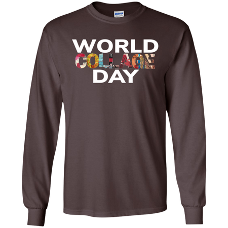 Celebrate World Collage Day 2019 Shirt G240 Gildan LS Ultra Cotton T Shirt