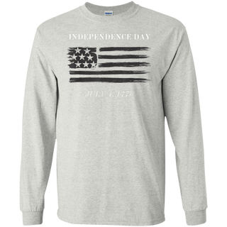 Independence Day Shirt G240 Gildan LS Ultra Cotton T-Shirt