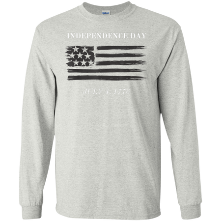 Independence Day Shirt G240 Gildan LS Ultra Cotton T-Shirt