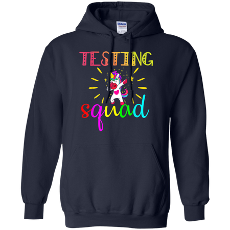 Testing Squad Funny Teacher Gift Shirt G185 Gildan Pullover Hoodie 8 oz