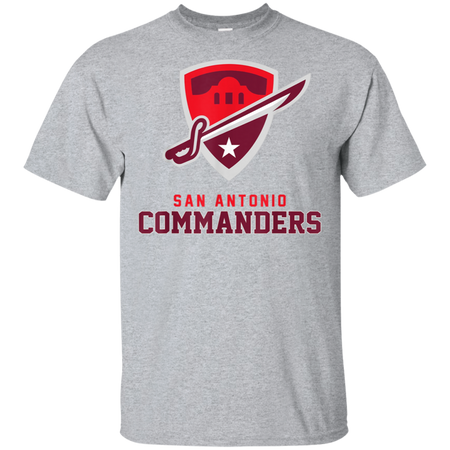 Vintage San Antonio Football Commanders Shirt G200 Gildan Ultra Cotton T-Shirt