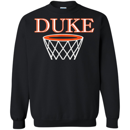 Kids Basketball Apparel  Custom Name Duke Shirt G180 Gildan Crewneck Pullover Sweatshirt  8 oz.