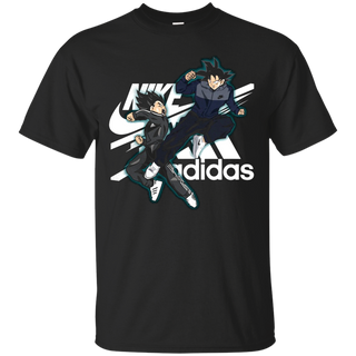 Vegeta Nike and Goku Adidas T shirt