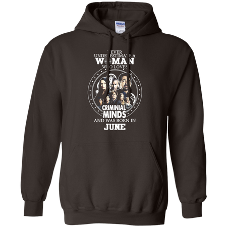 A Woman Who Loves Criminal Minds And was Born in June T shirt