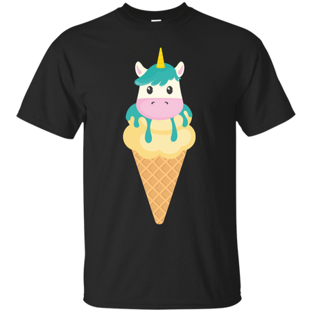 Unicorn Ice Cream Cone for Ice Cream Lovers T Shirt