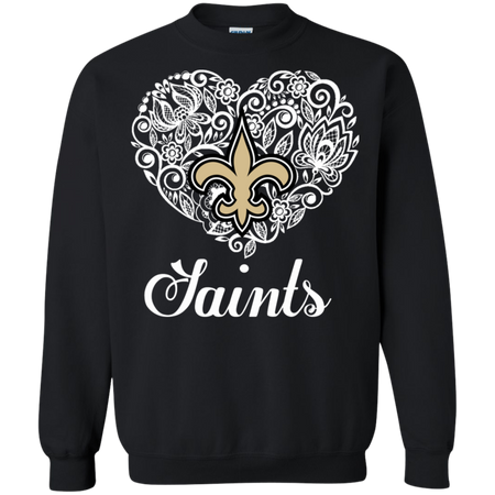 New Orleans Saints Lace Heart Shirts