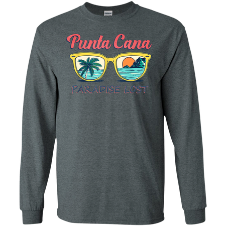 Punta Cana Beach Dominican Republic Paradise Lost Shirt G240 Gildan LS Ultra Cotton T Shirt