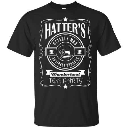Hatters Utterly Mad Entirely Bonkers Wonderland Tea Party Women's Lady-Fit Tank Top. Inspired by Alice in Wonderland shirts