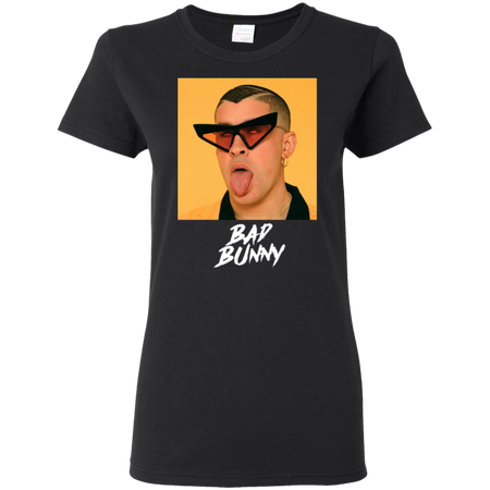 Bad Bunny Tongue T-Shirt - Bad Bunny x100pre Tour T-Shirt