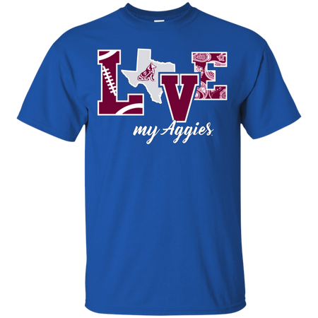 Texas A M Aggies Love my Aggies T shirt