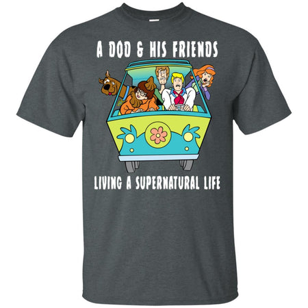 A Dog And His Friends Living A Supernatural Life Scooby Doo T-Shirt VA06